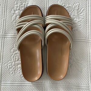 Madewell “Charley Strappy” Beige Sandals hardly worn 11
